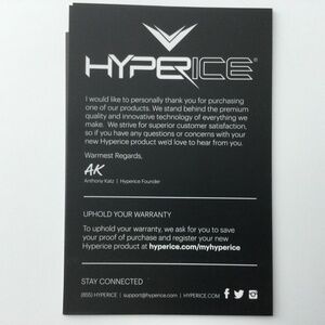 Hyperice card